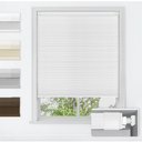 LazBlinds No Drill Cordless Cellular Shades, 32.5" W x 72" H, White