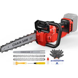 Mini Chainsaw for Milwaukee M18 Battery,12 Inch Electric Chainsaw with Auto Oiler & Security Lock, for Wood, Trees Cutting(Battery Not Included)