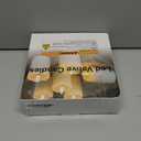 Homemory Flameless Votive Candles with Timer Remote,2" x 3" Real Wax, Realistic Black Wick Battery Operated Pillar Candles, 6 Pack for Wedding, Party and Holiday Decoration