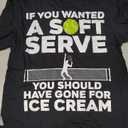 Cool Tennis Novelty for Men Women Boys Girls Tennis Players T-Shirt, M