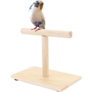 Bird Perch Stand, Bird Training Portable Tabletop Platform, Parrot Bird Cage Toy Gym Accessories for Parakeets Cockatiels, Conures, Macaws, Finches Lovebirds