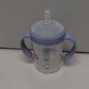 NUK Perfect Match Learner Straw Cup, 5 oz,  1 pack Soft Straw, Easy-Grip Handles, BPA Free, Spill Proof Transition Sippy Cup