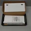 Small Floating Shelf for Wall,9 Inch Wall Mounted Shelf with Cord Hole,Small Display Shelves for Cameras, Webcam, Router,Smart Speaker,Action Figures-2 PcsWhite