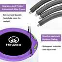 HeyZoo Tree Swing, Saucer Swing 40 Inch for Kids, 900lbs Weight Capacity, with Adjustable Hanging Straps, for Backyard and Outdoor Playground, Purple