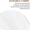Dreaming Casa Solid Sheer Curtains Draperies White Rod Pocket 2 Panels 72" W x 96" L
