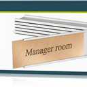 Lenink 6 Pack Name Plate Holder, Wall Mount Office Door Name Plate Holder for Meeting Room, Business Department, Warning Area 8 X 2 (Silver)