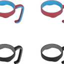 4 PCS 20 oz Tumbler Handle for Yeti, Black and Red Anti-Scratch and Anti-Slip Handle for Yeti 20 oz Tumbler