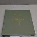 Lanpn Recipe Binder - 8.5x11, Waterproof, 60 Sleeves, 8 Dividers, 116 Family Recipes, Labels & Stickers, Green