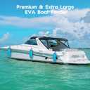 AWEMUFA Boat Fenders Easy to Install Bumper for Docking Ideal Fender for Pontoon, Bass, Jet Ski and Fishing Boats