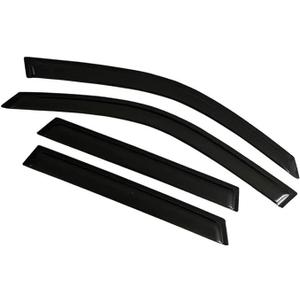 Car Wind Deflectors Window Visor Rain Guards for Nissan for Titan Crew CAB 2004-2010 2011 2012 2013 2014 2015 Wind Deflectors Weather Shied Covers Wind Deflectors Set