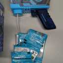 Eaglestone Bubble Gun for Kids 2 Packs, Automatic Bubble Machine, 10-Hole Bubbles Wands Blaster for Toddlers with LED Lights & Solution, Easter, Party Favor, Outdoor Toys for Boys & Girls (Blue,purple)