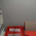 Large Christmas Ornament Storage Box With Adjustable Dividers,Ornament Storage Container with 8 Removable Trays for 128 Holiday Decorations,Red