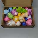 24 Pack Axolotl Slow Squishy Toys Soft Stress Relief Fidgets Toys for Kids Boys Girls Party Favors Novelty Prizes