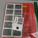 Magnetic Drawing Board for Kids & Toddlers with Beads and Magnet Stylus Pen - Magnetic Tablet Toy for Airplane & Car Ride Activities for Kids (Square Red)