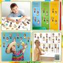 60Pcs Mexican Cutouts Mexican Fiesta Classroom Bulletin Board Decorations Fiesta Photo DIY Craft Cutouts Mexico De Mayo Themed Cutout for School Classroom Office Home Chalkboard Wall Door Decor