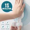 TAILI Shower Head Holder Suction Cup, Handheld Shower Head Bracket, Height Angle Adjustable,Bathroom Showerhead Holder No Drilling Removable Waterproof, White