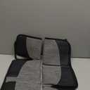Helteko Car Seat Protector - 2 Pack Seat Mat for Under Child Booster Carseat, Seat Cover Protector from Waterproof & Stain Resistant Thickest Padding Material for Leather and Fabric Seats, Gray