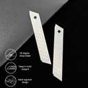 HIEMIE Tools 60Pcs 18mm Utility Knife Replacement Snap off Blades 60 DegreeBlades for Utility Knife and 18mm Box Cutter - Razor Sharp SK4 Steel