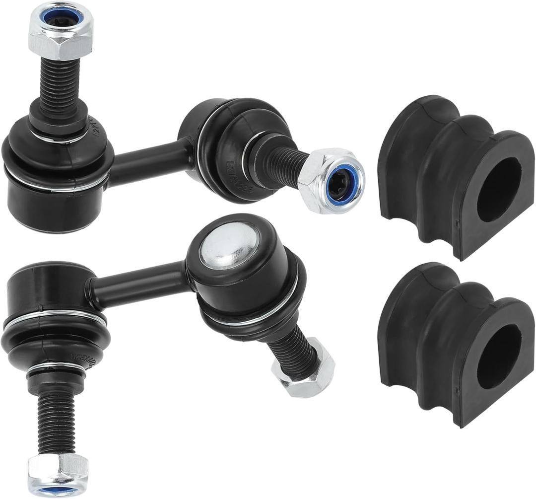 No.K80470/K80471 2pcs Front Sway Bar Links Stabilizer Link Kit Bushings Set for Nissan X-Terra Pathfinder Frontier 2005-2019 for Suzuki Equator 2009-2012 Suspension Kit