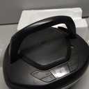 Portable CD Player Boombox with Bluetooth, FM Radio, USB Playback, Stereo Sound, Remote Control, Home Stereo Music System for Seniors and Family Gatherings (Black)