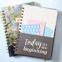 3 x 2026 Planner - Weekly & Monthly Planner 2026, January 2026 - December 2026, 6.4" x 8.5", Durable Metal Rings, Elastic Closure, 12 Monthly Tabs, Back Pocket