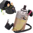 Road Passion Starter Solenoid Relay+Starter Motor for 4-Stroke GY6 Engine 250cc 200cc 150cc 50cc ATV Dirt Bikes Scooters Go Kart Fit for Taotao SUNL Coolster Baja Roketa 4 Wheelers Moped by BOOTOP