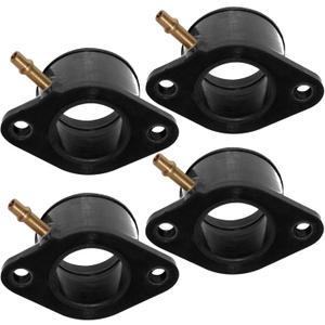 Caltric Complete Right Left Intake Carburetor Holders Compatible with Kawasaki Kz650B Kz650 C 1977 1978 1979