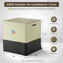 Air Conditioner Cover for Outside -600D Waterproof AC Units Cover Outdoor for Winter Fits Up to 30 x 30 x 32 Inches
