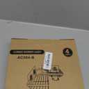 Shower Caddy Corner with Soap Holder, No Drilling Shower Shelves-Rustproof, Adhesive Shower Organizer Corner for Dorm. Black, 4-Pack