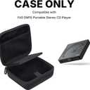 Case for FiiO DM15 Portable Stereo CD Player - Hard Travel Protective Carrying Storage Bag, Box Only (Black)