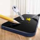 ESR 3 Pack for iPhone 15 Pro Screen Protector, Military Grade Shatterproof, 9H Hardness, Full Coverage Tempered Glass with UltraFit Tray