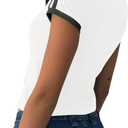 Imily Bela Womens Y2k Baby Tees Crop Letter Print T Shirt (S)
