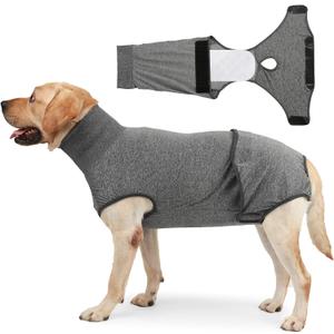 HEYWEAN Full Body Dog Diaper with a Puppy Nappies Physiological Dog Surgery Recovery Suit for Male Female Dogs, M