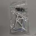 CNC Aluminum Top Plate Front Rear Chassis Brace Bracket Set for 1/5 RC Car LOSI Desert Buggy DBXL-E 2.0 Upgrade Part (Top Plate+Front Rear Brace Silver)