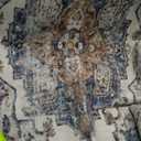 10x14 Washable Vintage Area Rug: Indoor Extra Large Rugs for Living Room Soft Stain Resistant Carpet with Non-Slip Backing Thin Accent Low Pile Print Floor Mat for Bedroom Dining Room (3 x 5 Brick)