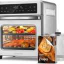 Cosori 11-in-1 Air Fryer Oven, 13Qt Small Footprint Airfryer combo with Rotisserie, Toast, Bake, Roast, Reheat Functions and more, Recipe Book & 6 Accessories Included, Perfect for Small Countertop