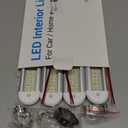 12v LED Interior Light BarCT CAPETRONIX 120LEDs 1500LM 8W DC 12 Volt led Strip Lights with ON/Off Switchfor Enclosed Cargo Trailer, Car RV Van Truck Lorry Camper Boat Caravan Motorhome (4Pack)