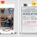 110V Brushless Lathe Speed Electrical Control Box Circuit Board Controller for 0618 Mini Lathe