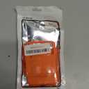 Compatible with iPhone 17 Pro Max Case with Lanyard Crossbody iPhone Case with Strap Adjustable Shockproof Drop Protection Silicone Phone Cover for iPhone 17 Pro Max 6.9 inch Neon Orange