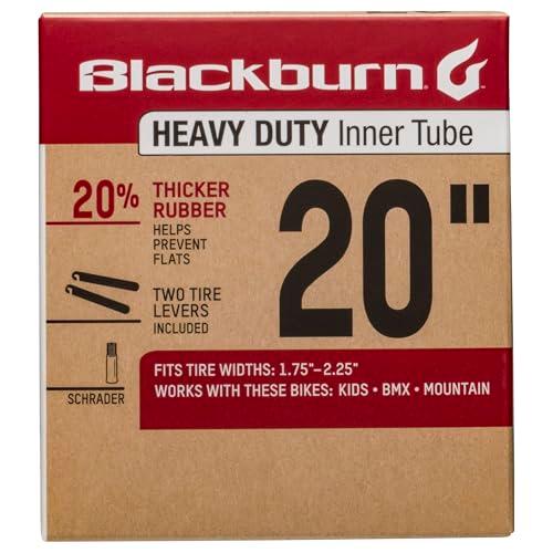 Blackburn 20" x 1.75-2.25" Schrader Heavy Duty Bicycle Inner Tube with tire levers And Blackburn 26" x 1.75-2.25" Schrader Heavy Duty Bicycle Inner Tube with tire levers