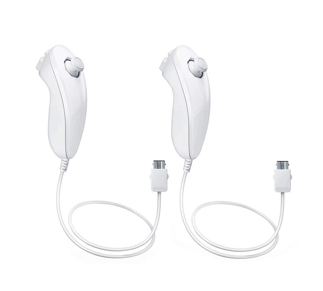 Wii Nunchuck Controller White [2 Pack] 