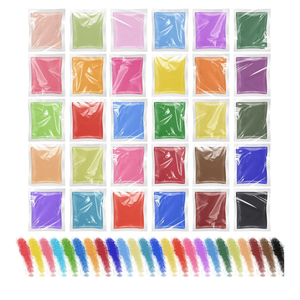 Wettarn 30 Pcs 23.8 Pound Colored Sand for Crafts 12.7 oz Each Colored Art Sand Kit for DIY Wedding Decorations Vase Fillers Art RafilliSupplementary Sand Art Pictures