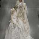 Fun Express Standing Ghost Girl Halloween Decorations Outdoor - 5ft 7in Light Up Ghost with Flashing Red Eyes | Scary Halloween Decor for Porch, Yard & Indoor | Spooky Halloween Ghost Decorations