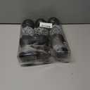 Hollyone 3.15"/80mm Blue Christmas Ball Ornaments 12 Pcs Shatterproof Christmas Tree Relief Ornament Set Large Hanging Balls for Xmas Wedding Holiday Wreath Home Decorations