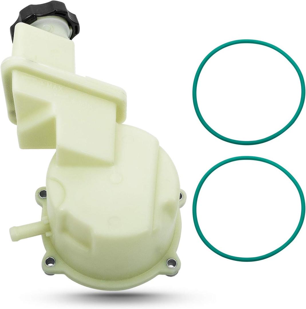 RANSOTO 603-939 Power Steering Pump Fluid Reservoir Compatible with 2011-2014 Dodge Challenger Charger ChrysIer 300 5.7L 3.6L V6 V8 Replaces 68059524AK 68059525AK 68059643AK
