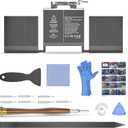 A1989 A2251 Battery Replacement, A1964 Battery for MacBook Pro 13 inch A1989 (Mid 2018, 2019) A2251 (2020) EMC 3214 3358 3348 Identifier MacBookPro15,2 & MacBookPro16,2 Capacity 58Wh 5086mAh