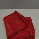 Kevin Textile Christmas Pillow Covers Pack of 2 Cushion Covers for Bedroom 20x20 Inch Burgundy Soft Corduroy Throw Pillow Cover with Stripes Machine Washable Pillowcase for Bedroom