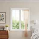 2Pack White Tension Curtain Rods18 to 36 Inch,Spring Loaded Curtain Rods No Drilling,Small Tension Rod for Windows Door Closet,Pressure Rod