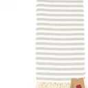 Bazaar Anatolia Turkish Beach Towel 100% Cotton, Quick Dry, Sand Free Large Towel for Bathroom and Camping Oversized 71x39 Inches Arpa Grey