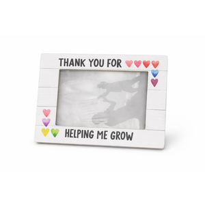 Thank You for Helping Me Grow Picture Frame for Pictures 4"x 6"in